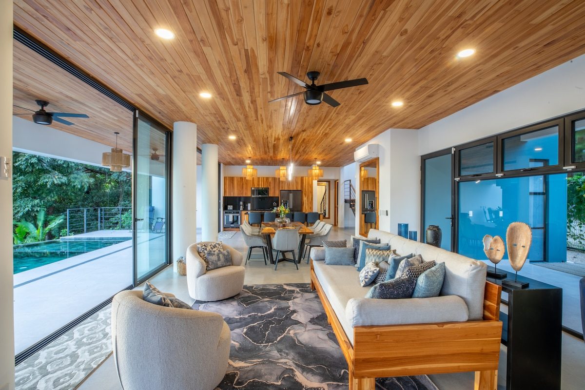 Photograph of Casa Alta, a contemporary high-end home in Nosara