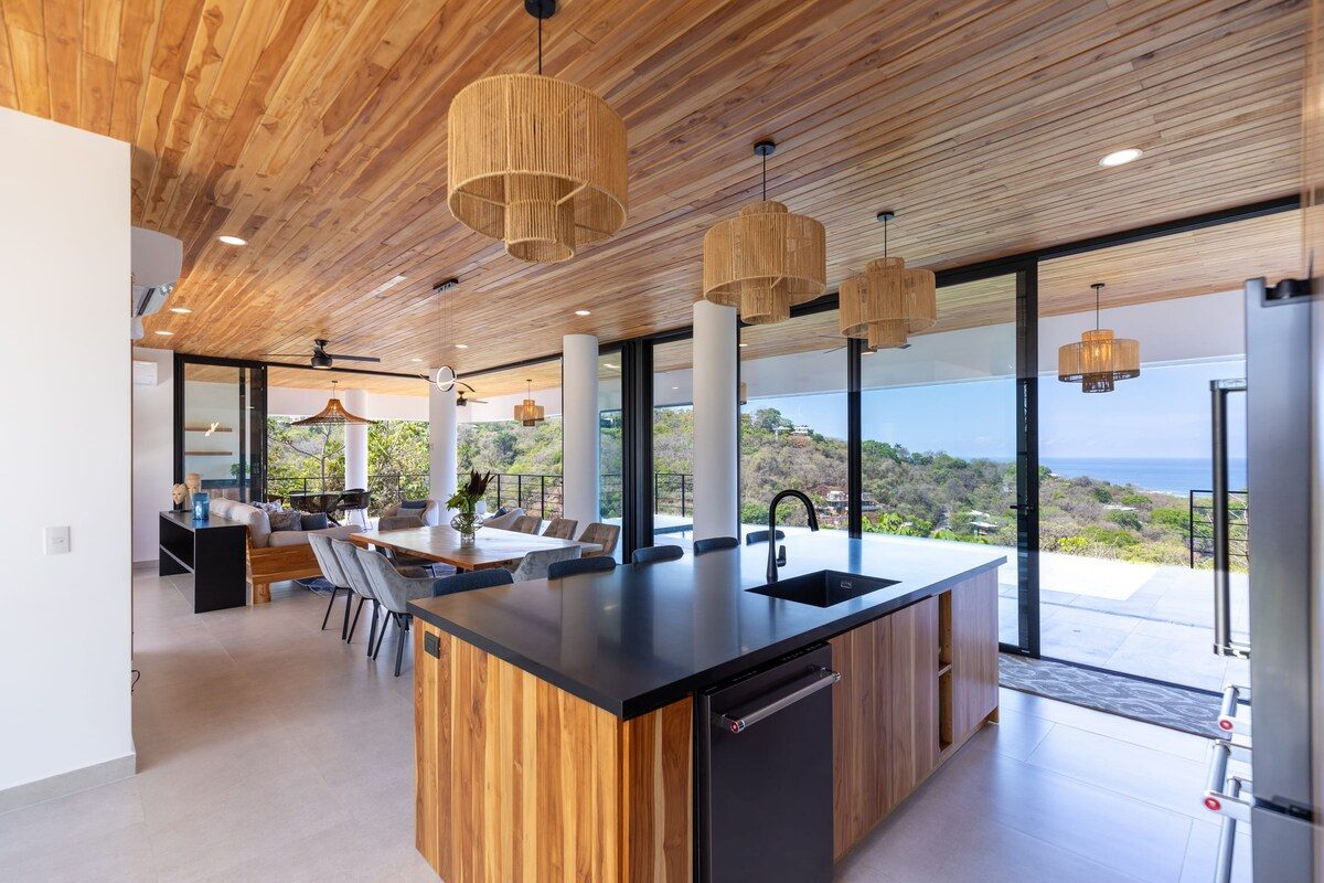 Photograph of Casa Alta, a contemporary high-end home in Nosara