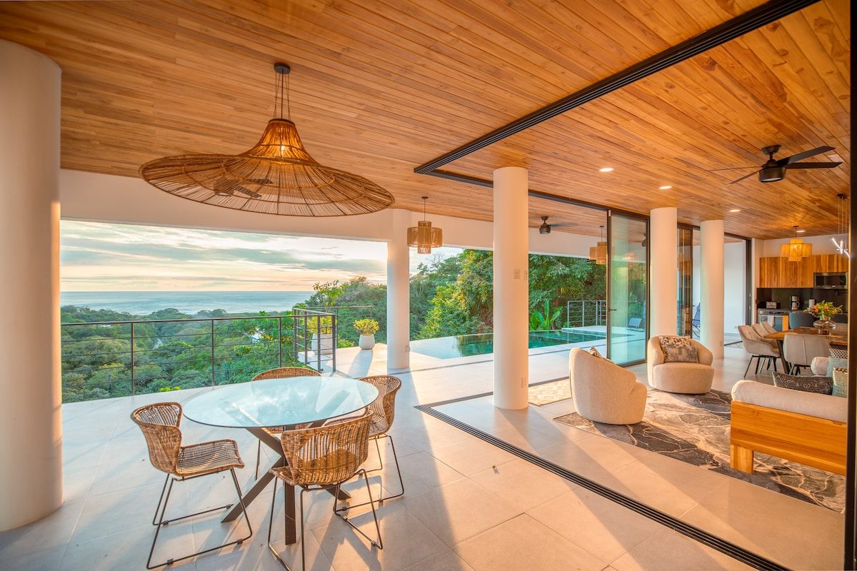 Photograph of Casa Alta, a contemporary high-end home in Nosara