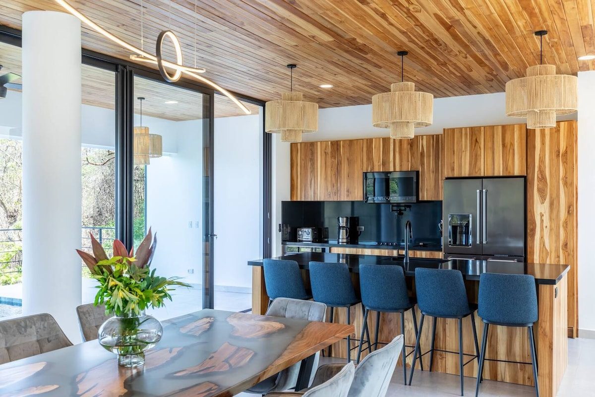 Photograph of Casa Alta, a contemporary high-end home in Nosara