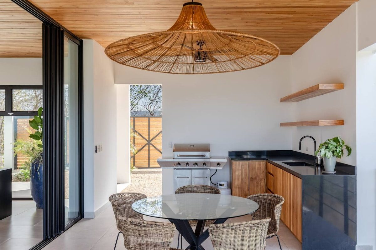 Photograph of Casa Alta, a contemporary high-end home in Nosara