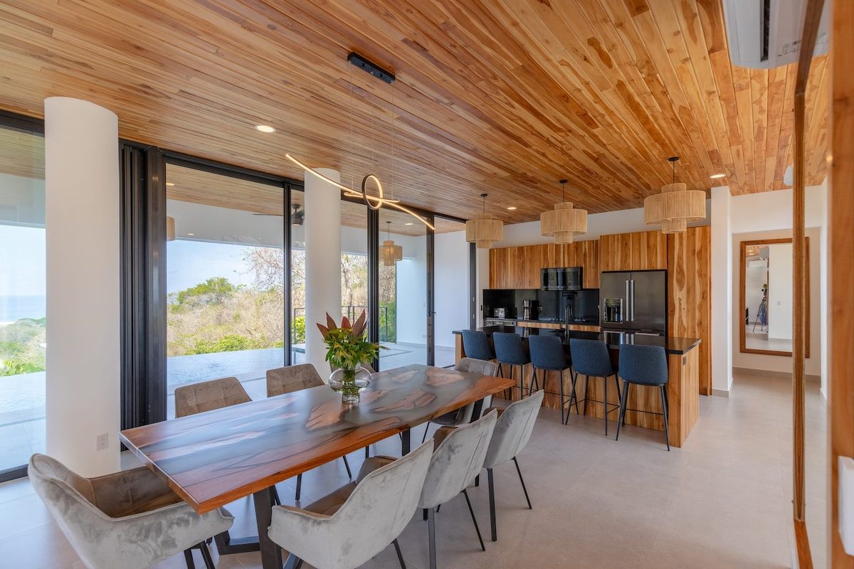 Photograph of Casa Alta, a contemporary high-end home in Nosara