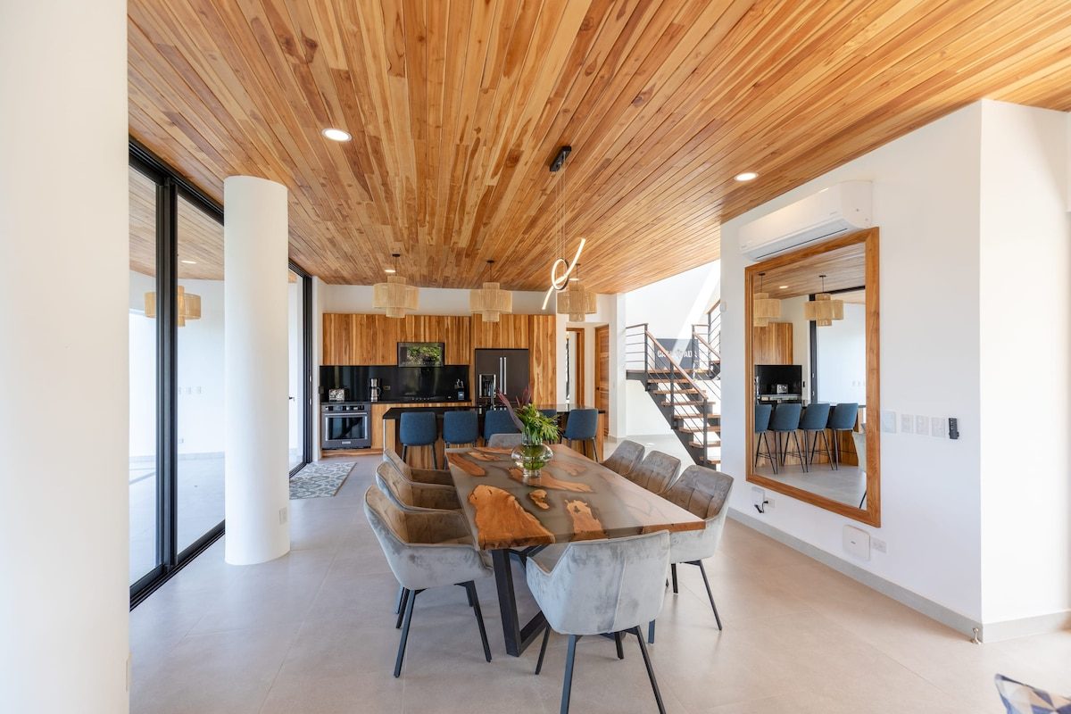 Photograph of Casa Alta, a contemporary high-end home in Nosara