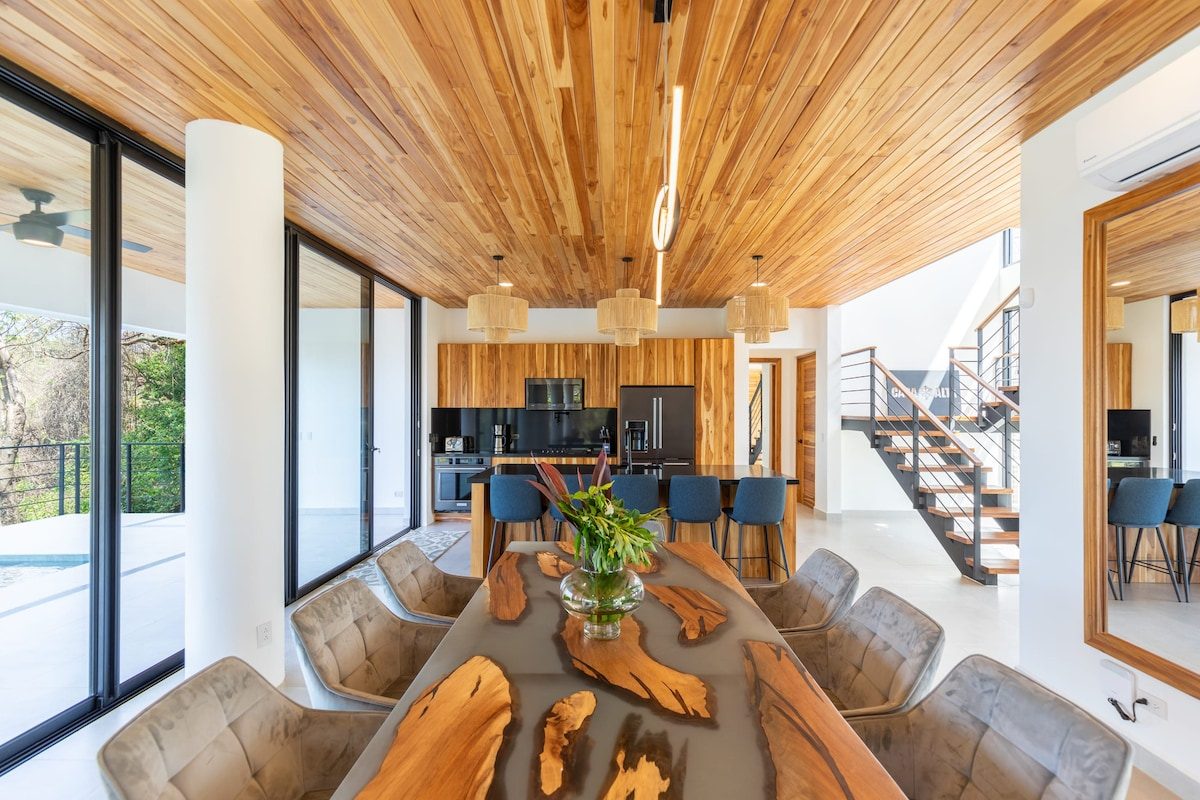 Photograph of Casa Alta, a contemporary high-end home in Nosara