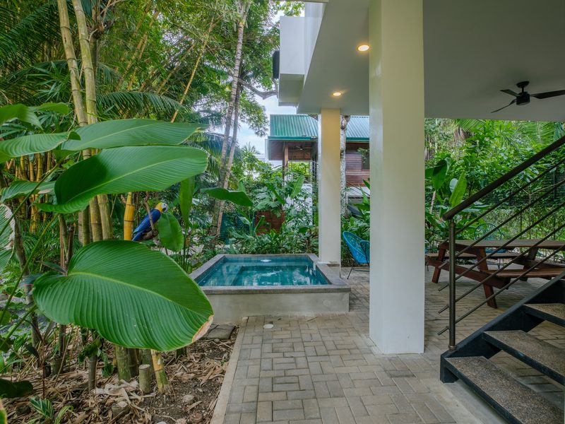 Photograph of Casa Cascade, a contemporary tropical high-end home in Playa Guiones, Nosara