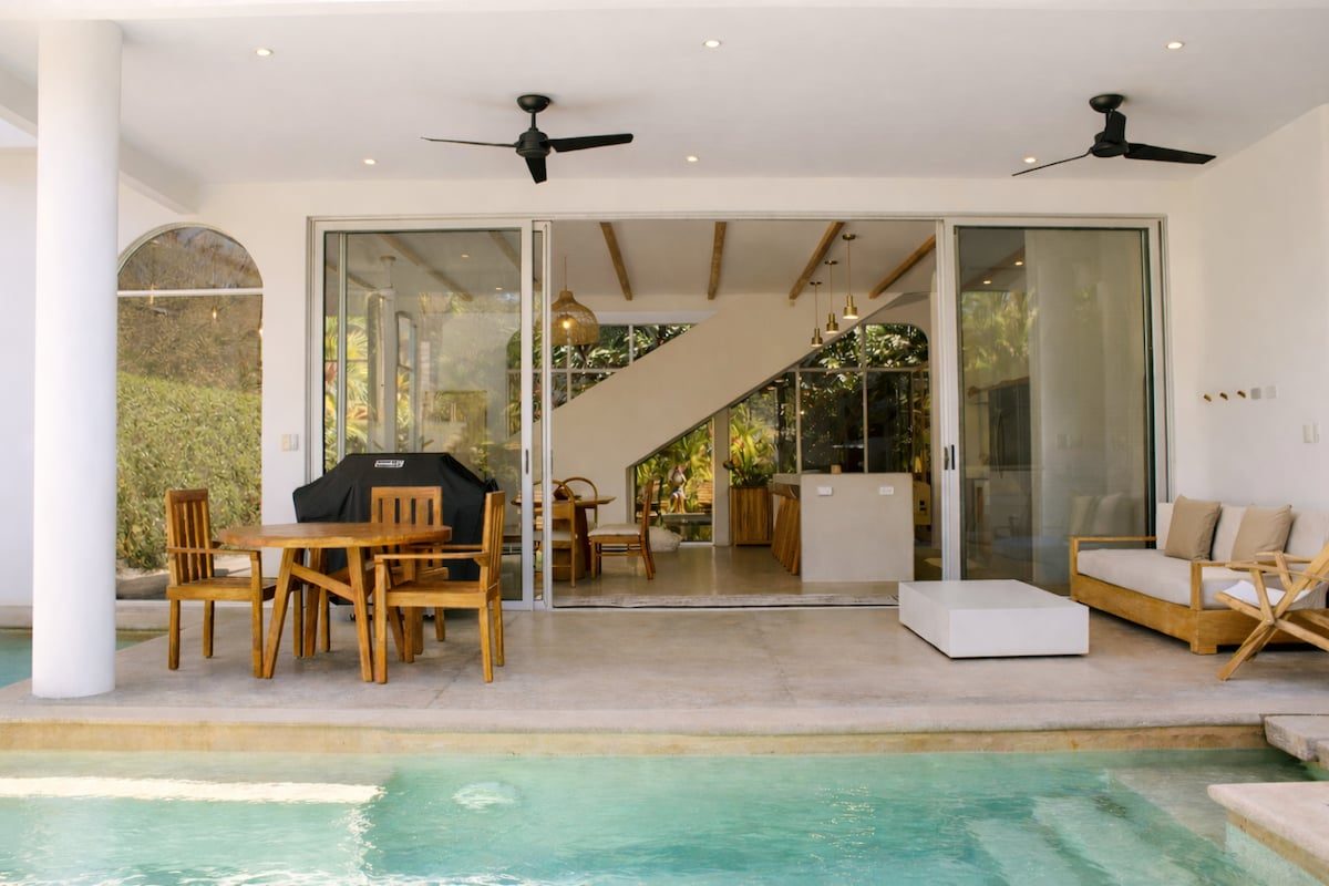 Photograph of Casa Colinas, a contemporary high-end home in Nosara