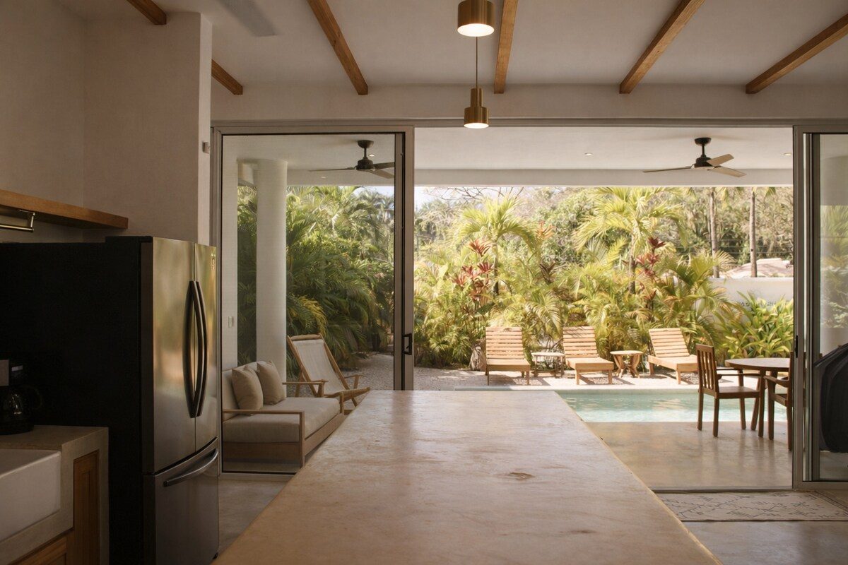 Photograph of Casa Colinas, a contemporary high-end home in Nosara