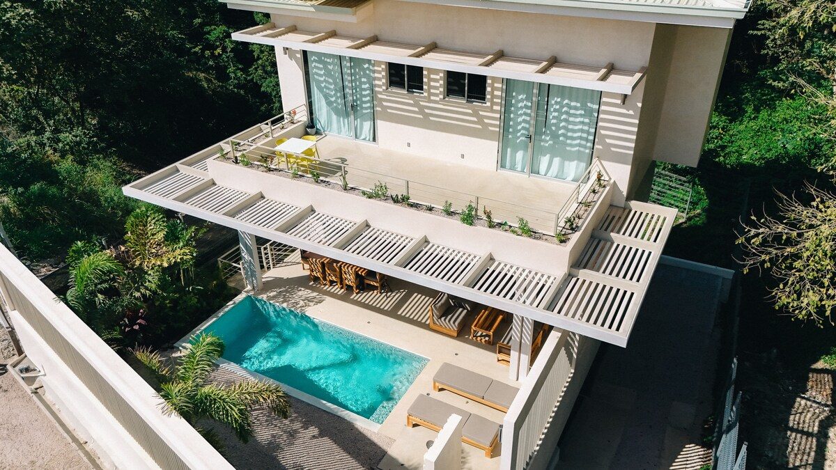 Photograph of Casas Marea, a contemporary high-end home in Playa Pelada, Nosara