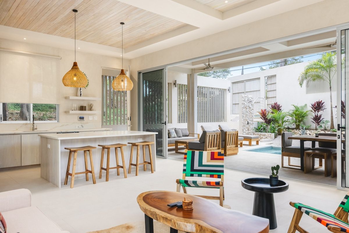 Photograph of Casas Marea, a contemporary high-end home in Playa Pelada, Nosara