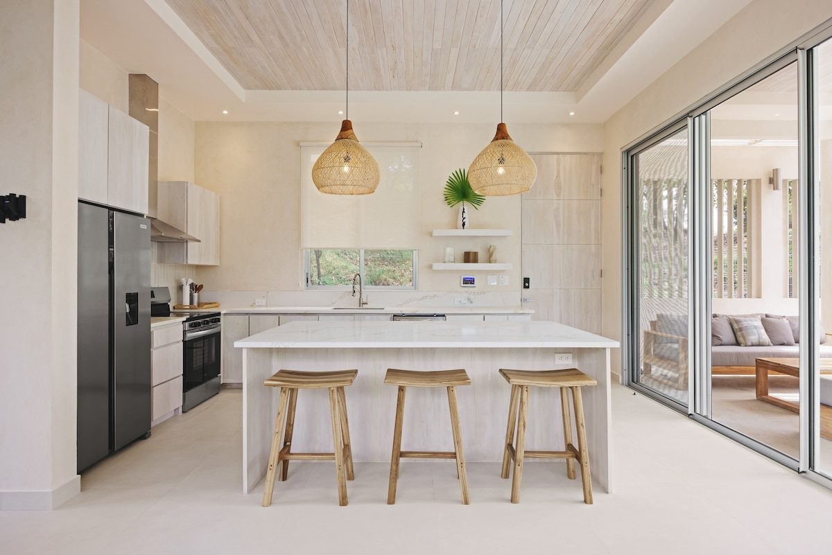 Photograph of Casas Marea, a contemporary high-end home in Playa Pelada, Nosara