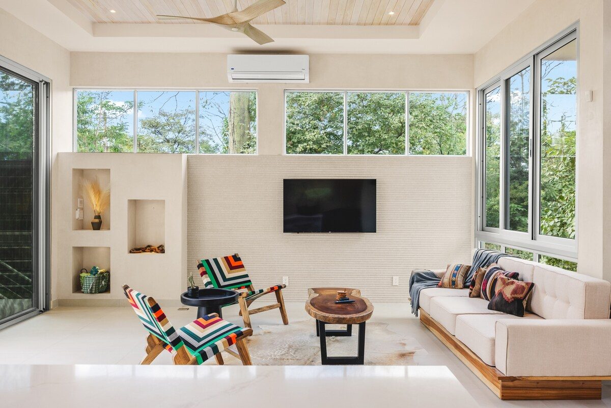 Photograph of Casas Marea, a contemporary high-end home in Playa Pelada, Nosara
