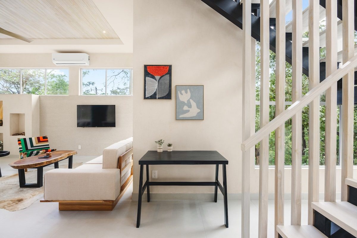 Photograph of Casas Marea, a contemporary high-end home in Playa Pelada, Nosara