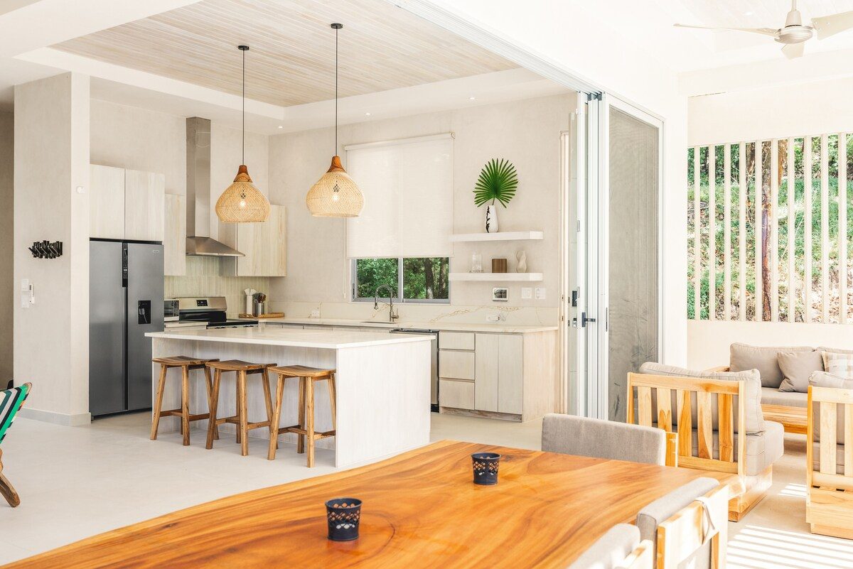 Photograph of Casas Marea, a contemporary high-end home in Playa Pelada, Nosara