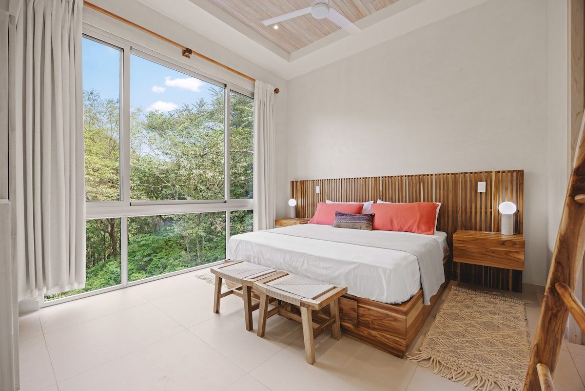 Photograph of Casas Marea, a contemporary high-end home in Playa Pelada, Nosara
