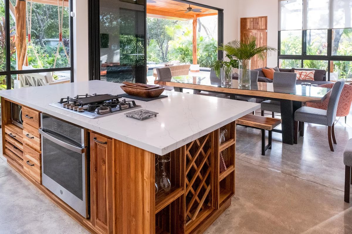 Photograph of Casa Fisher, a contemporary high-end home in Nosara