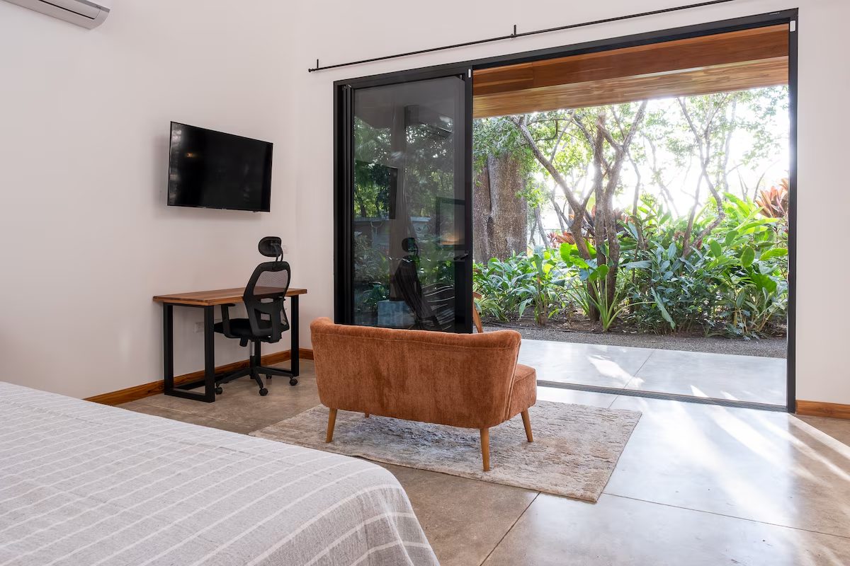 Photograph of Casa Fisher, a contemporary high-end home in Nosara