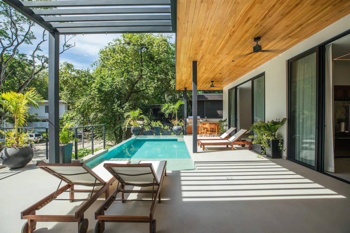 Photograph of Casa Guiones, a contemporary high-end home in Nosara