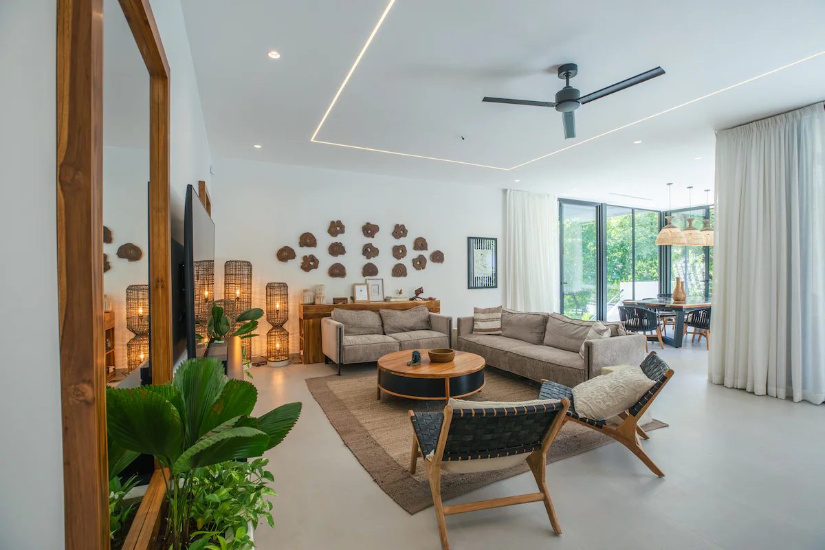 Photograph of Casa Guiones, a contemporary high-end home in Nosara