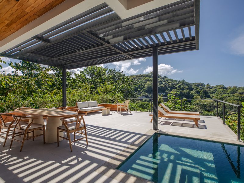 Photograph of Casa Nora, a contemporary high-end home in Playa Guiones, Nosara