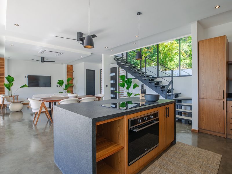 Photograph of Casa Nora, a contemporary high-end home in Playa Guiones, Nosara