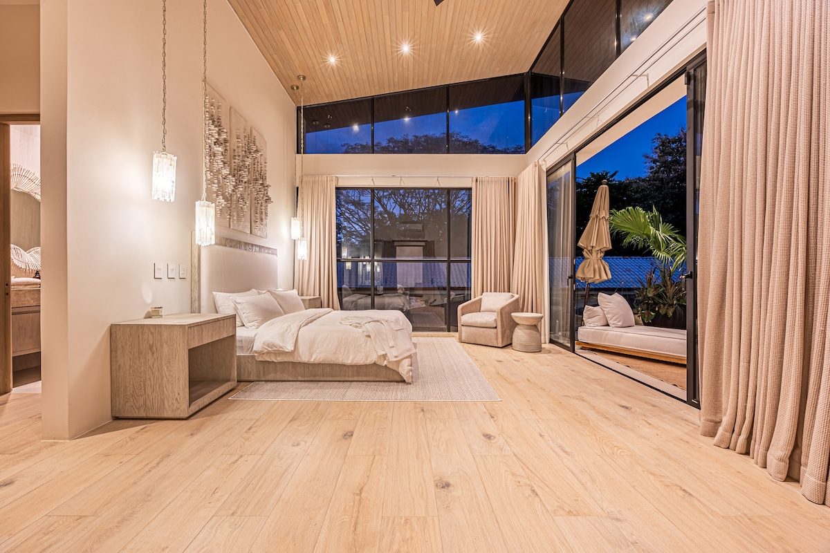 Photograph of Casa Teca, a contemporary tropical high-end home in Playa Pelada, Nosara