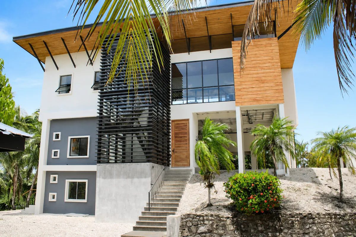 Photograph of Casa Celosía, a contemporary high-end home in Section K, Nosara