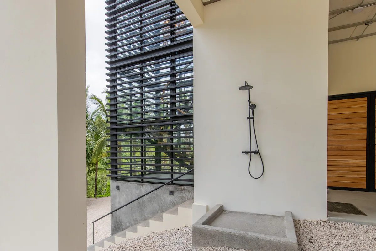 Photograph of Casa Celosía, a contemporary high-end home in Section K, Nosara