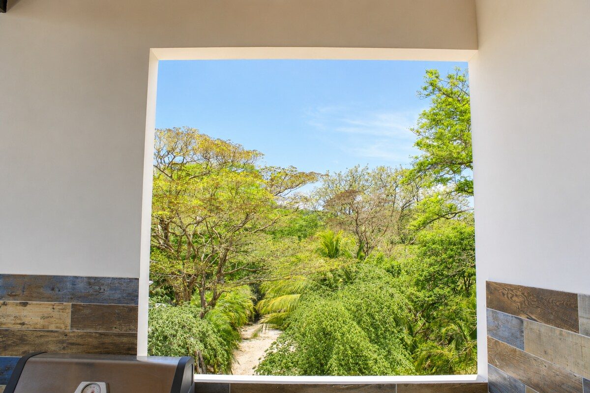 Photograph of Casa Celosía, a contemporary high-end home in Section K, Nosara