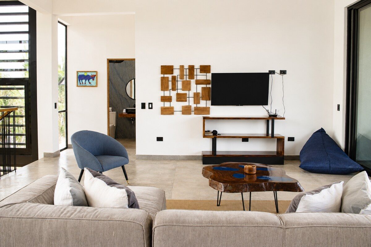Photograph of Casa Celosía, a contemporary high-end home in Section K, Nosara