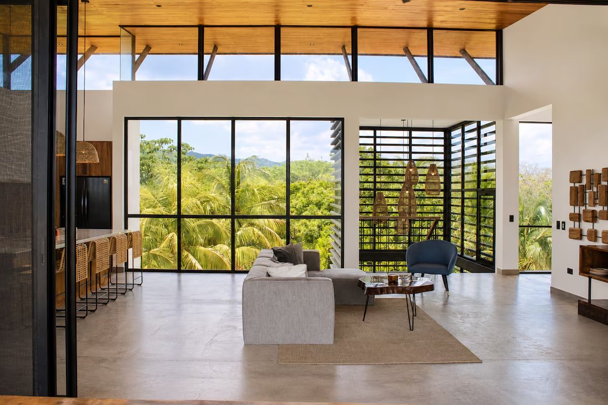 Photograph of Casa Celosía, a contemporary high-end home in Section K, Nosara