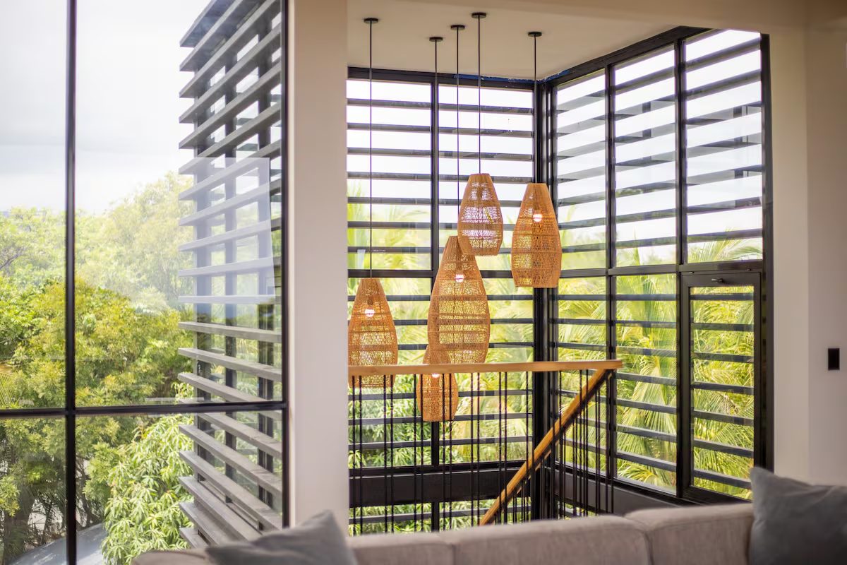 Photograph of Casa Celosía, a contemporary high-end home in Section K, Nosara