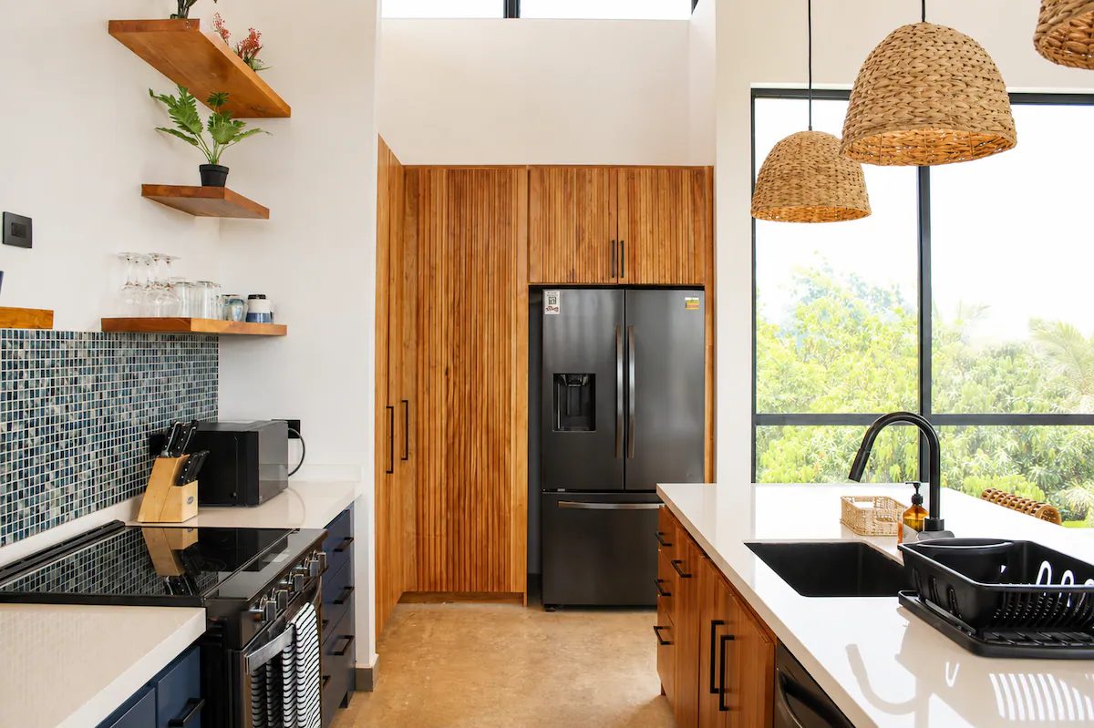Photograph of Casa Celosía, a contemporary high-end home in Section K, Nosara