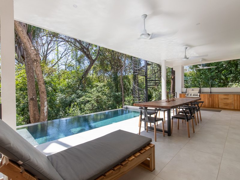 Photograph of Casa Prana, a contemporary tropical high-end home in Nosara