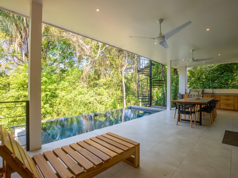 Photograph of Casa Prana, a contemporary tropical high-end home in Nosara