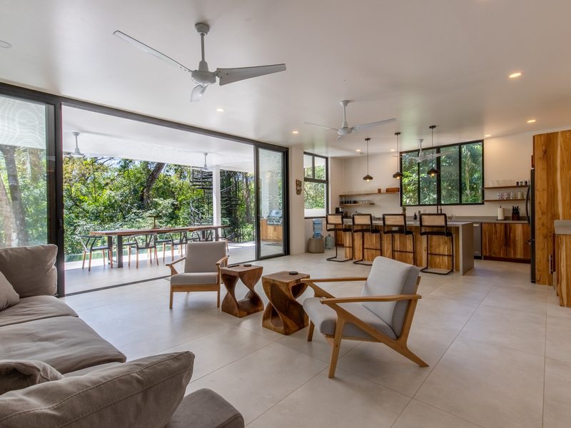 Photograph of Casa Prana, a contemporary tropical high-end home in Nosara