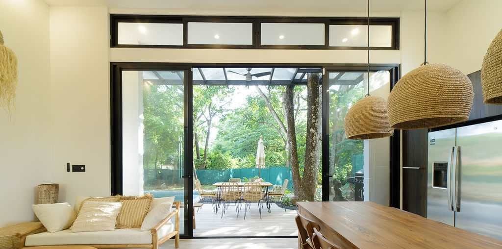 Photograph of Casas Piedra, a contemporary tropical high-end home in Playa Pelada, Nosara