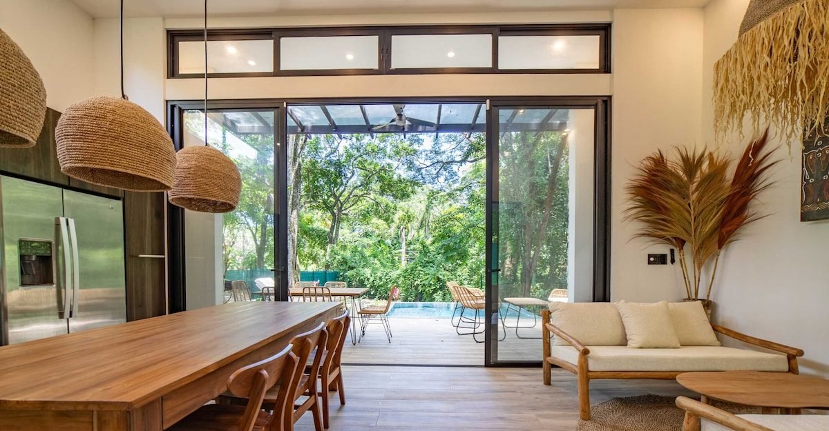 Photograph of Casas Piedra, a contemporary tropical high-end home in Playa Pelada, Nosara