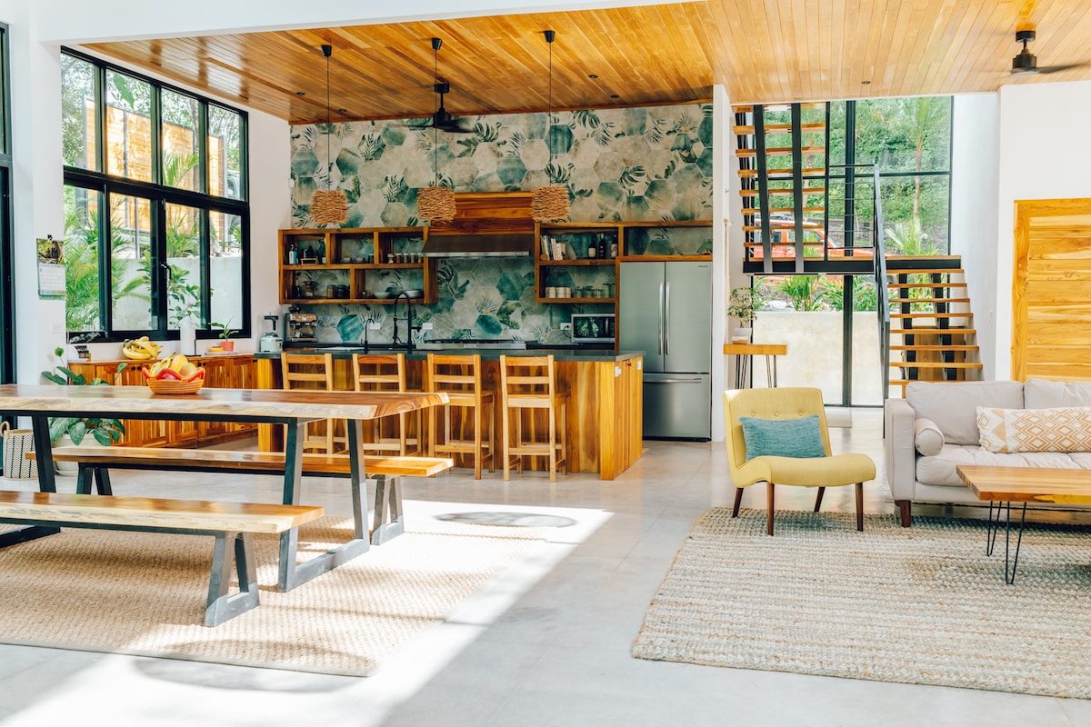 Photograph of El Nido del Cuco, a contemporary high-end home in Nosara