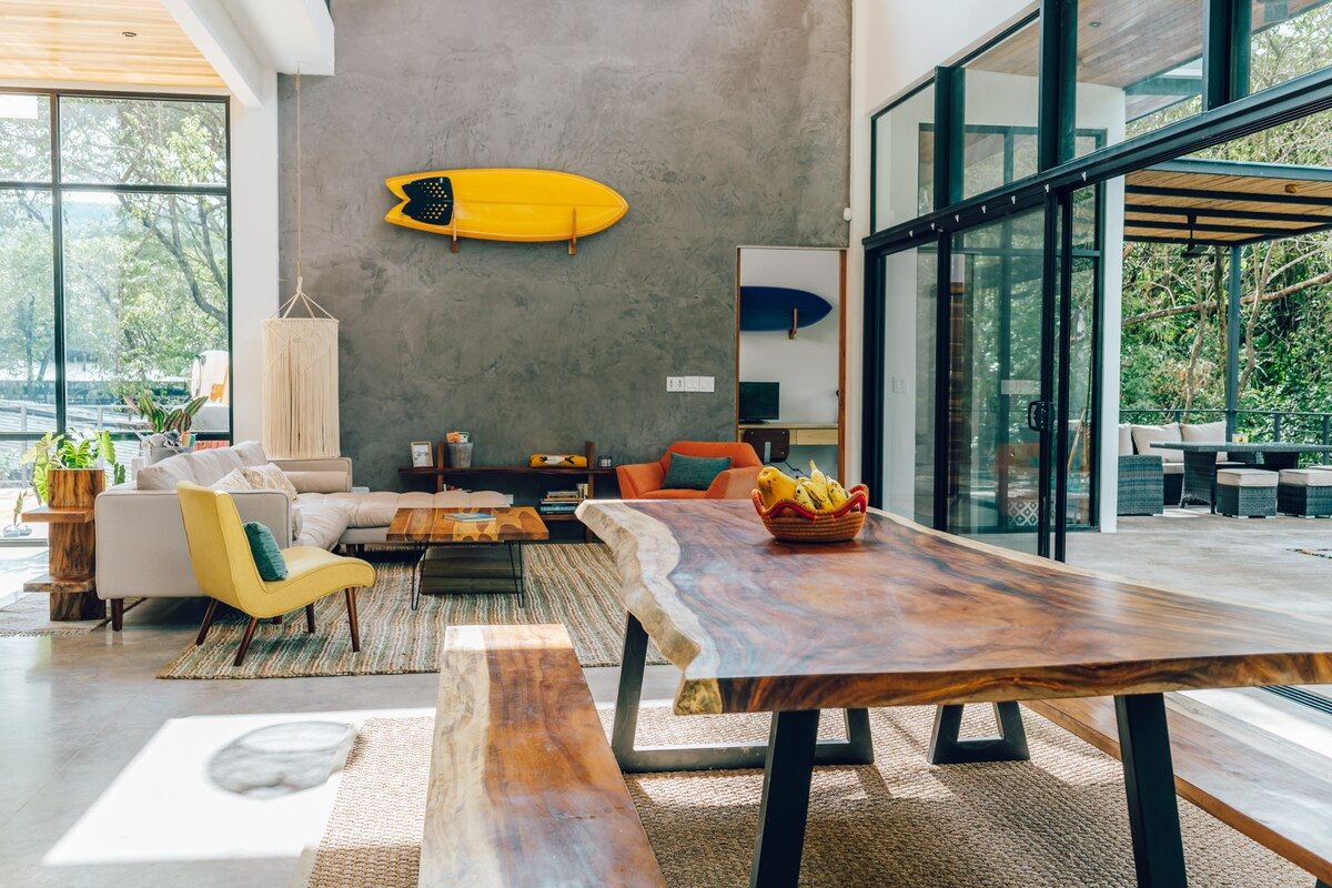 Photograph of El Nido del Cuco, a contemporary high-end home in Nosara