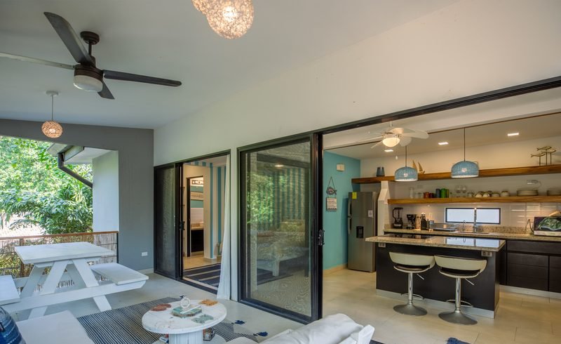 Photograph of Flora Apartments, a contemporary tropical condominium in Nosara Springs, Nosara