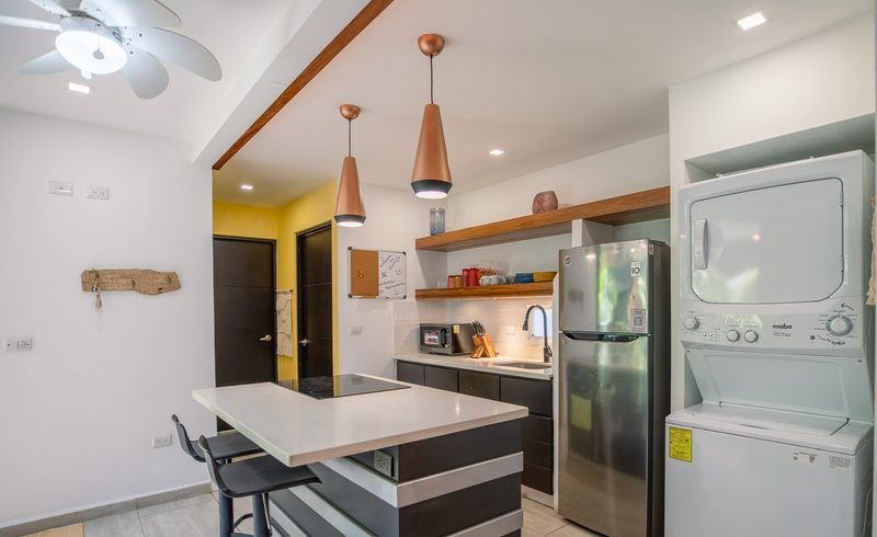 Photograph of Flora Apartments, a contemporary tropical condominium in Nosara Springs, Nosara