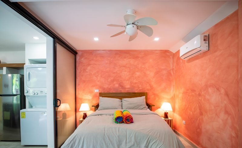 Photograph of Flora Apartments, a contemporary tropical condominium in Nosara Springs, Nosara