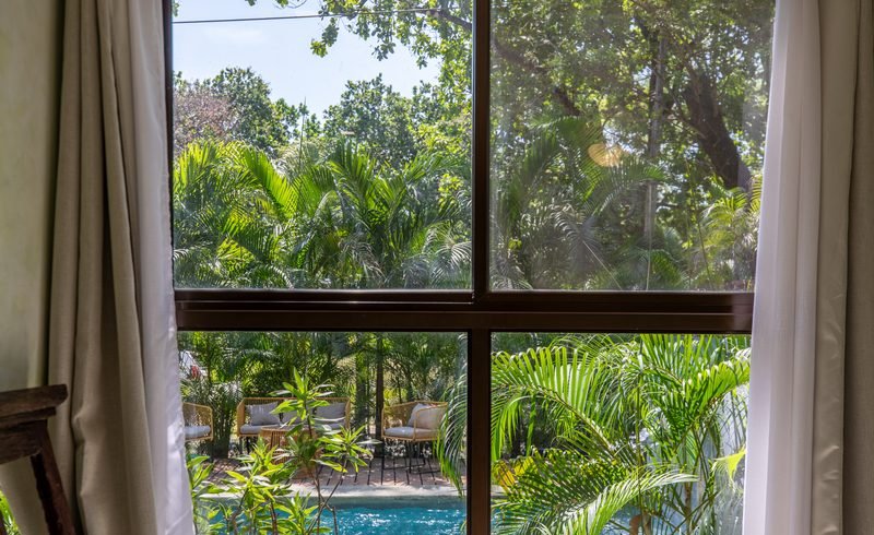 Photograph of Flora Apartments, a contemporary tropical condominium in Nosara Springs, Nosara