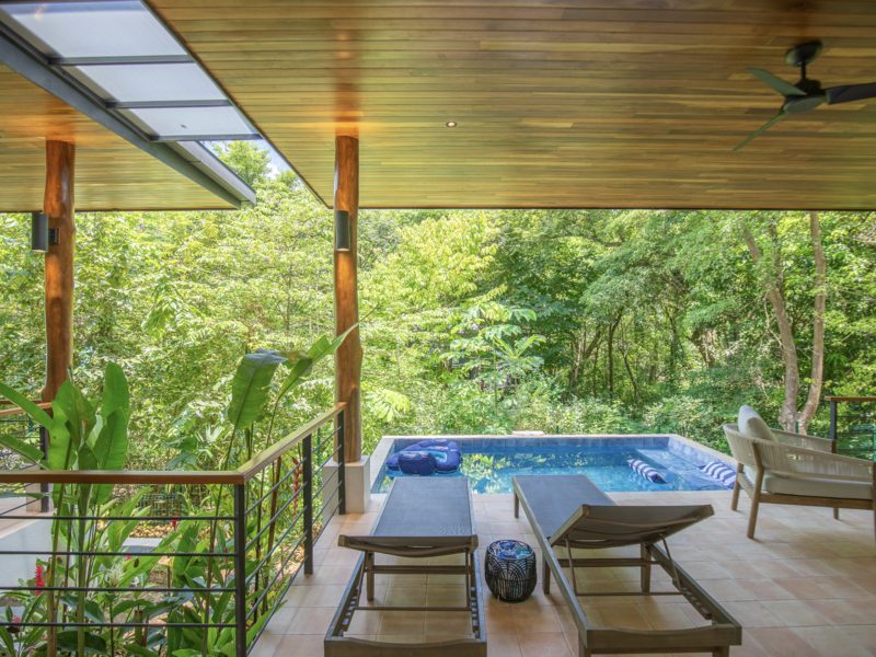 Photograph of Ginger Gardens Villa, a contemporary tropical high-end home in Playa Pelada, Nosara