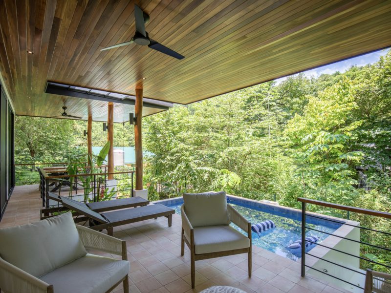 Photograph of Ginger Gardens Villa, a contemporary tropical high-end home in Playa Pelada, Nosara