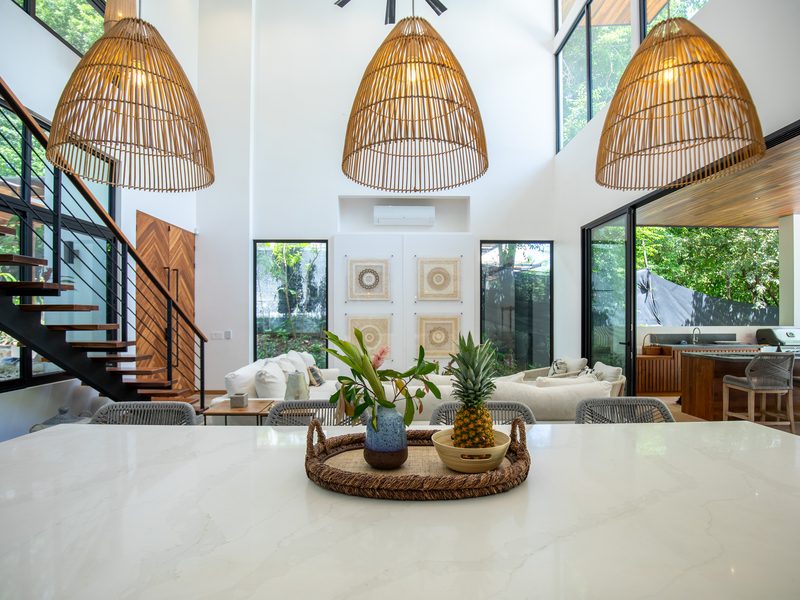 Photograph of Ginger Gardens Villa, a contemporary tropical high-end home in Playa Pelada, Nosara