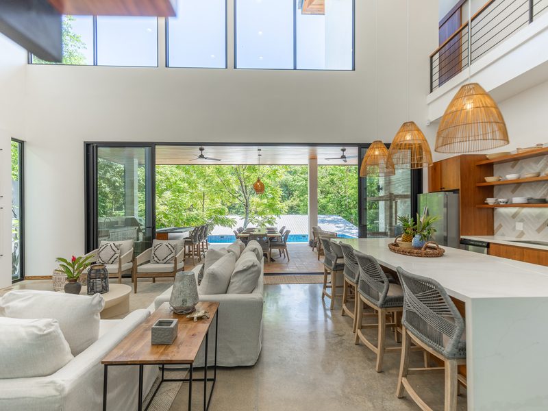 Photograph of Ginger Gardens Villa, a contemporary tropical high-end home in Playa Pelada, Nosara