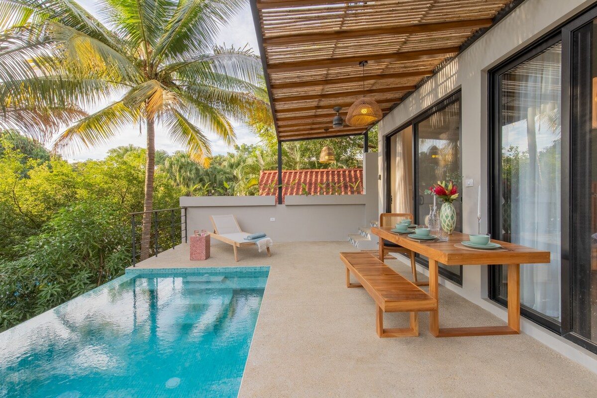 Photograph of JOYA, a contemporary tropical high-end home in Nosara