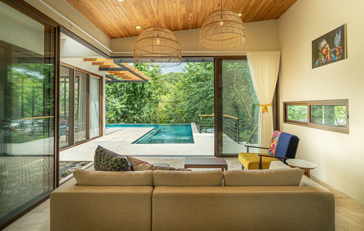 Photograph of Miski Wasi, a contemporary tropical / na high-end home in Nosara