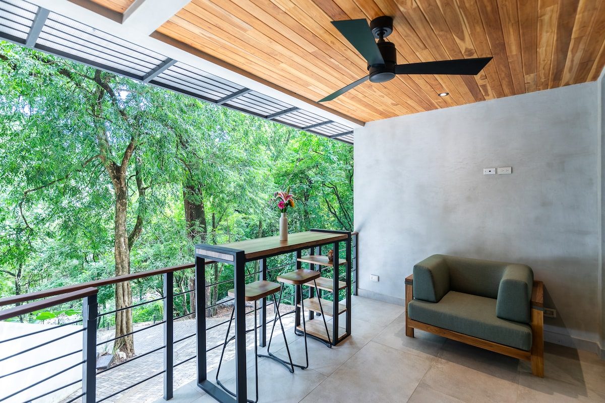 Photograph of Neptune's Treehouse, a contemporary high-end home in Nosara
